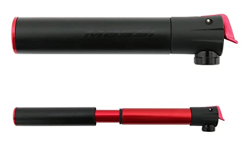 Massi Sport und Outdoor 31 cm Fahrradpumpe Doppelventil, schwarz/rot, 140 mm Massi Sport und Outdoor 31 cm Fahrradpumpe Doppelventil, schwarz/rot, 140 mm von MASSI