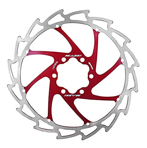 Massi Superlight - Bremsscheibe 6STD, Farbe rot eloxiert, 180 mm Massi Superlight - Bremsscheibe 6STD, Farbe rot eloxiert, 180 mm von MASSI