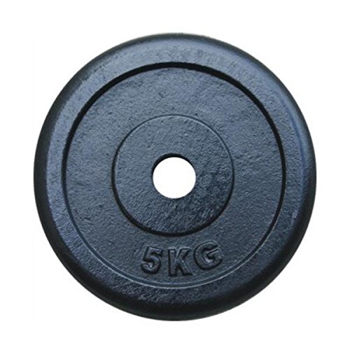 MASTER Erwachsene Gewichtsscheiben 2er Set Hantelscheiben 2 X 5 Kg, schwarz, None MASTER Erwachsene Gewichtsscheiben 2er Set Hantelscheiben 2 X 5 Kg, schwarz, None von MASTER