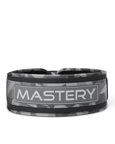 MASTERY Lifter's Belt - Gewichthebergürtel für Cross Training, Gewichtheben, Fitness, Kniebeugen (Schwarz, XL) von MASTERY