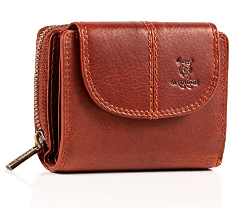 MATADOR |SARAGOSSA| RFID Blocker Leder Portemonnaie Damen | Geldbeutel Portmonee Damen mit Geschenk Box | Geldbörse Damen Leder Mittelgroß Viele Fächer | Geldtasche Brieftasche Damen | Vintage Braun MATADOR |SARAGOSSA| RFID Blocker Leder Portemonnaie Damen | Geldbeutel Portmonee Damen mit Geschenk Box | Geldbörse Damen Leder Mittelgroß Viele Fächer | Geldtasche Brieftasche Damen | Vintage Braun von MATADOR