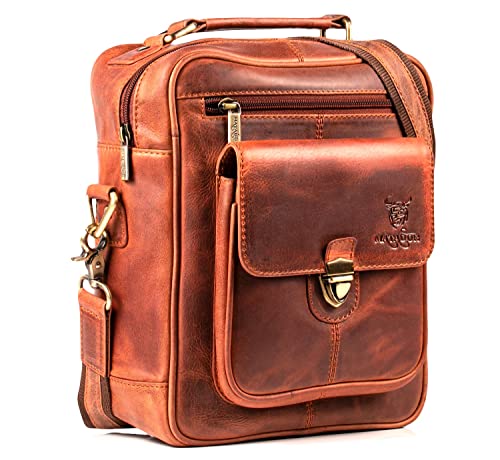 MATADOR Echt Leder Herren Umhängetasche Damen Schultertasche Ledertasche Hochwertige Henkeltasche Arbeittasche MATADOR Echt Leder Herren Umhängetasche Damen Schultertasche Ledertasche Hochwertige Henkeltasche Arbeittasche von MATADOR