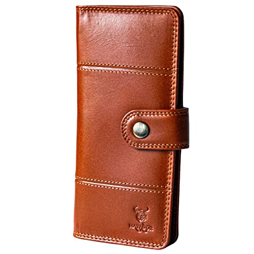 MATADOR Echt Leder Universal Handytasche mit Kartenfächer Handyhülle Holster für Smartphone Braun MATADOR Echt Leder Universal Handytasche mit Kartenfächer Handyhülle Holster für Smartphone Braun von MATADOR