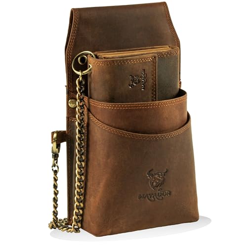 MATADOR Kellner Geldbörse Leder 'VICIO mit Kellnertasche Set | Kellnerportemonnaie Leder mit Kellner Holster | Bedienungsgeldbeutel mit Tasche | Kellner Geldbeutel Kellnergeldbörse Leder Hunter Braun MATADOR Kellner Geldbörse Leder 'VICIO mit Kellnertasche Set | Kellnerportemonnaie Leder mit Kellner Holster | Bedienungsgeldbeutel mit Tasche | Kellner Geldbeutel Kellnergeldbörse Leder Hunter Braun von MATADOR