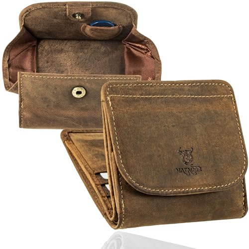 MATADOR Kleine Wiener Schachtel Mini Geldbörse Portmonee Brieftasche Herren Klein Leder | Kleines Portemonnaie Geldbeutel Damen mit RFID Blocker | Geldtasche Damen-Geldbörsen mit Geschenkverpackung MATADOR Kleine Wiener Schachtel Mini Geldbörse Portmonee Brieftasche Herren Klein Leder | Kleines Portemonnaie Geldbeutel Damen mit RFID Blocker | Geldtasche Damen-Geldbörsen mit Geschenkverpackung von MATADOR