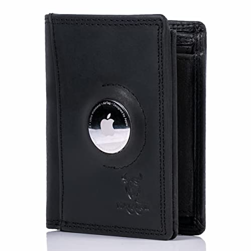 MATADOR Leder Geldbörse Herren mit AirTag Fach┃TüV geprüfter RFID & NFC Schutz┃Kompaktes Slim Wallet für Männer┃Kreditkartenetui mit Münzfach inkl. Geschenk-Box MATADOR Leder Geldbörse Herren mit AirTag Fach┃TüV geprüfter RFID & NFC Schutz┃Kompaktes Slim Wallet für Männer┃Kreditkartenetui mit Münzfach inkl. Geschenk-Box von MATADOR