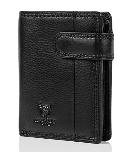 MATADOR Leder Herren Geldbörse Klein TÜV geprüfter RFID & NFC Schutz Portemonnaie Slim Wallet Brieftasche Leder Schwarz MATADOR Leder Herren Geldbörse Klein TÜV geprüfter RFID & NFC Schutz Portemonnaie Slim Wallet Brieftasche Leder Schwarz von MATADOR