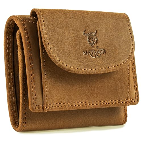 MATADOR Mini Geldtasche Echt Leder Herren Portemonnaie Klein Damen Geldbörse HELL BRAUN TüV Geprüfter RFID Schutz kartenhalter inkl, Geschenk-Box MATADOR Mini Geldtasche Echt Leder Herren Portemonnaie Klein Damen Geldbörse HELL BRAUN TüV Geprüfter RFID Schutz kartenhalter inkl, Geschenk-Box von MATADOR