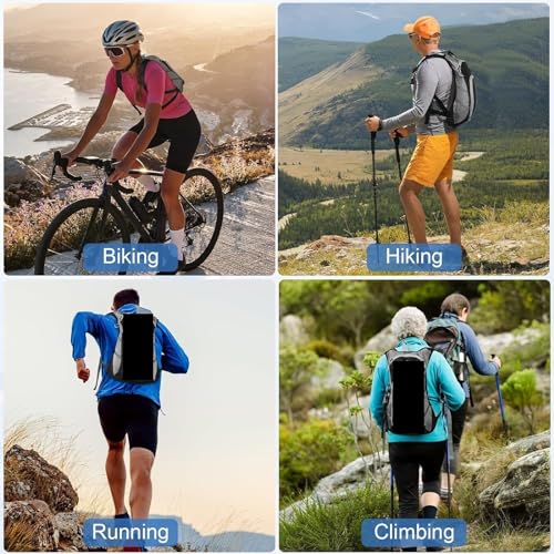 Fahrradrucksack, Professional Running Hydration Vest Pack, Rucksack Outdoor für Draußen Sport, Laufen, Radfahren, Wandern, Bergsteigen, Skifahren , Running(White) von MATRIXX
