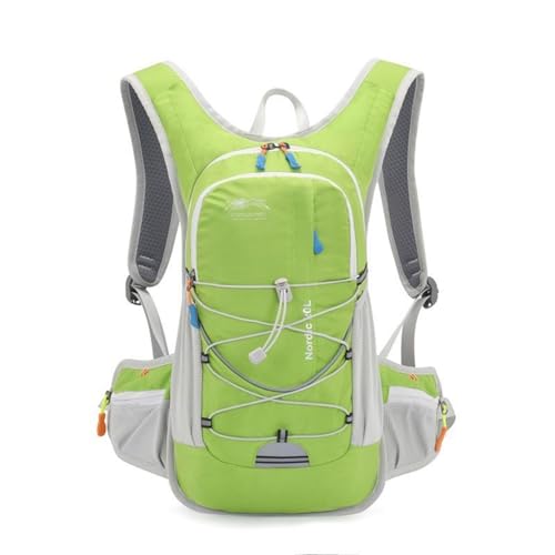 Trinkrucksack Fahrradrucksack, Professional Running Hydration Vest Pack, Hydration Rucksack für Wandern Trailrunning Radfahren Joggen , Running(Green 1) von MATRIXX