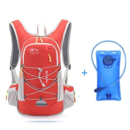 Trinkrucksack Fahrradrucksack, Professional Running Hydration Vest Pack, Hydration Rucksack für Wandern Trailrunning Radfahren Joggen , Running(Red3) von MATRIXX
