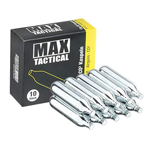 MAX Tactical CO2 Kapseln, 10 Stück je 12g von MAX Tactical