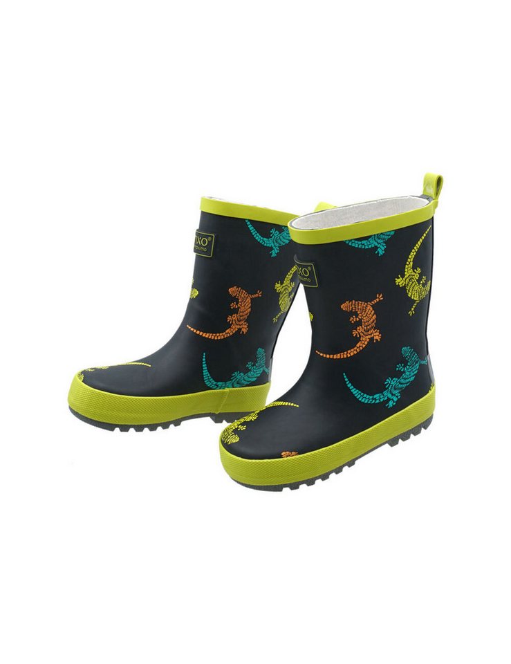 MAXIMO Gummistiefel, "Gecko" Jerseyfutter, Alloverprint Gummistiefel von MAXIMO