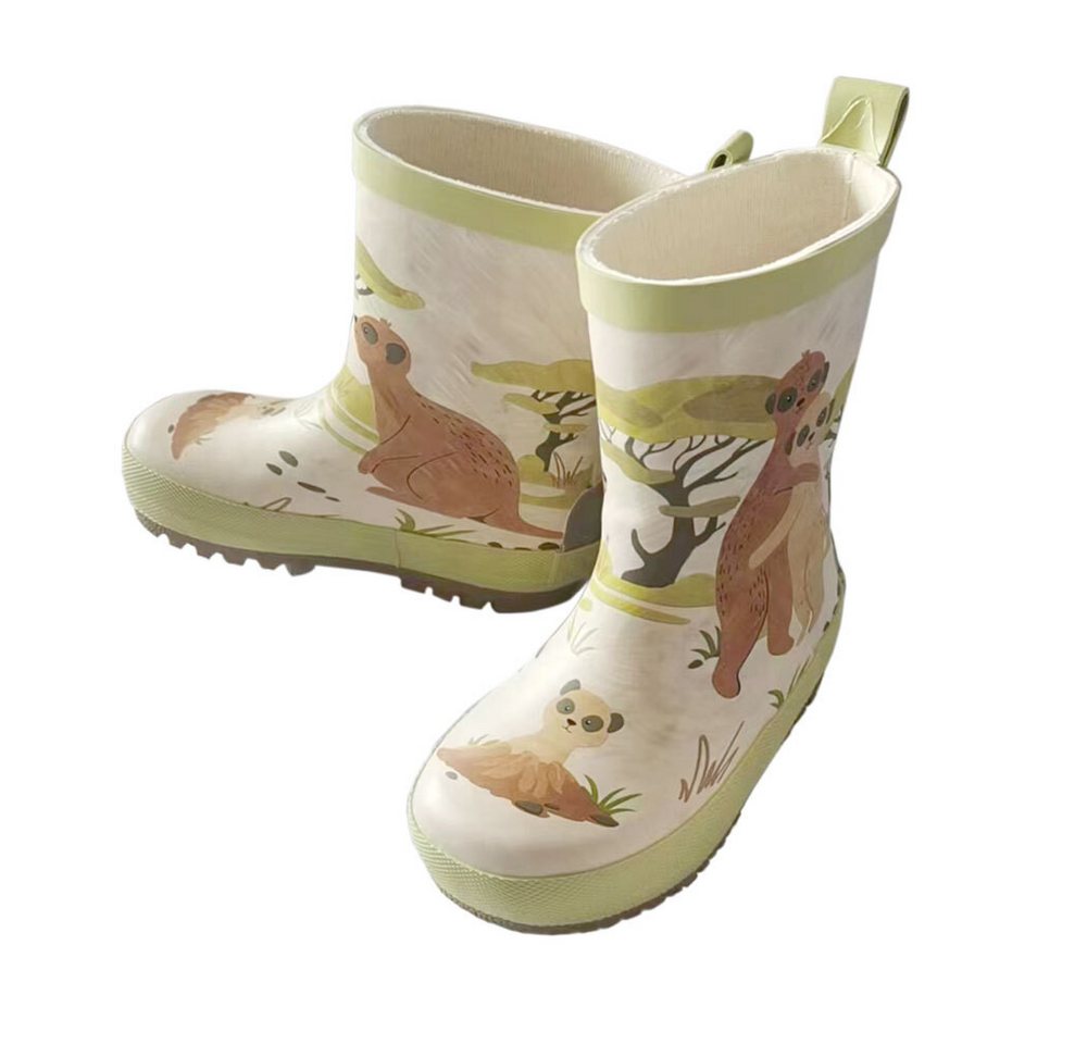 MAXIMO Gummistiefel "Erdmännchen", Jerseyfutter, Fotoprint, Reflekt 3M Gummistiefel MAXIMO Gummistiefel "Erdmännchen", Jerseyfutter, Fotoprint, Reflekt 3M Gummistiefel von MAXIMO