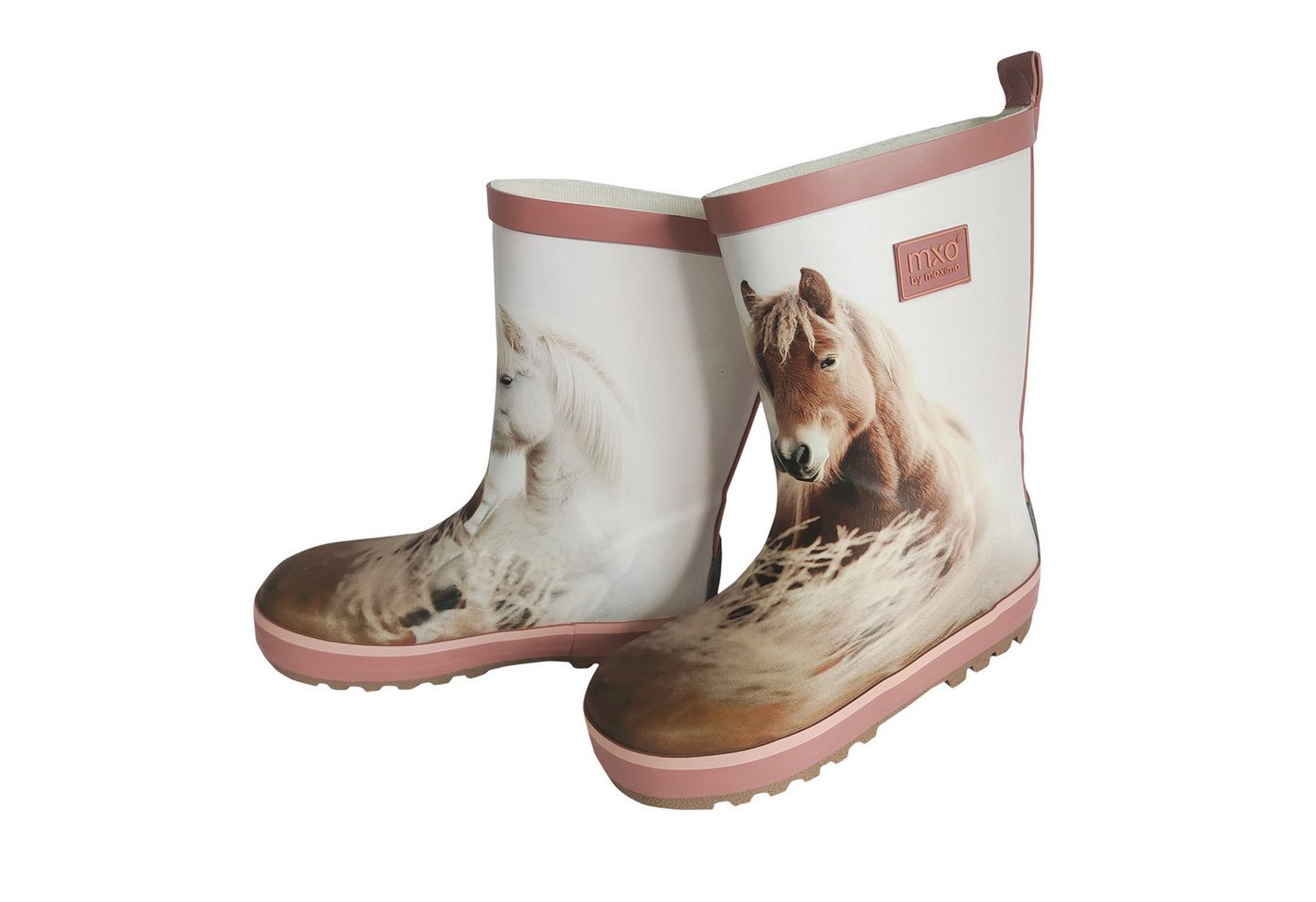 MAXIMO Gummistiefel Pferde Jerseyfutter, Fotoprint, Reflekt 3M Gummistiefel MAXIMO Gummistiefel Pferde Jerseyfutter, Fotoprint, Reflekt 3M Gummistiefel von MAXIMO