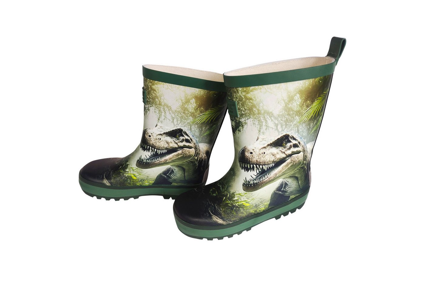 MAXIMO Gummistiefel T-Rex Jerseyfutter, Fotoprint, Reflekt 3M Gummistiefel MAXIMO Gummistiefel T-Rex Jerseyfutter, Fotoprint, Reflekt 3M Gummistiefel von MAXIMO