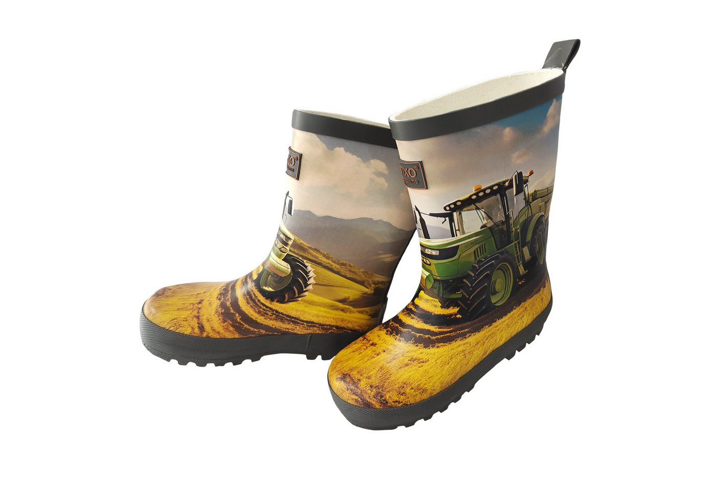 MAXIMO Gummistiefel Traktor Jerseyfutter, Fotoprint, Reflekt 3M Gummistiefel MAXIMO Gummistiefel Traktor Jerseyfutter, Fotoprint, Reflekt 3M Gummistiefel von MAXIMO