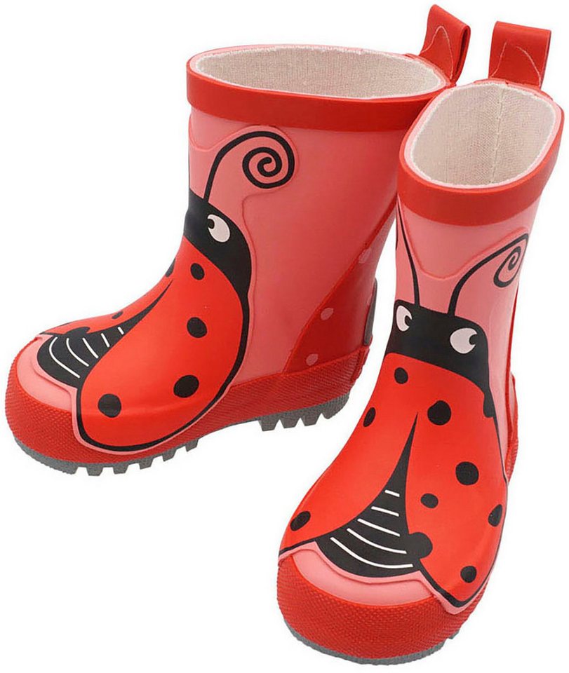 MAXIMO Gummistiefel mit niedlichem Marienkäfer-Patch MAXIMO Gummistiefel mit niedlichem Marienkäfer-Patch von MAXIMO