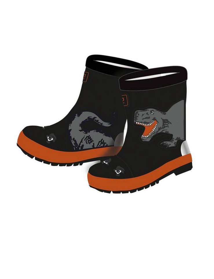MAXIMO MaxiMo Kinder Gummistiefel DINO 13203-973000 schwarz/rabbit Gummistiefel MAXIMO MaxiMo Kinder Gummistiefel DINO 13203-973000 schwarz/rabbit Gummistiefel von MAXIMO