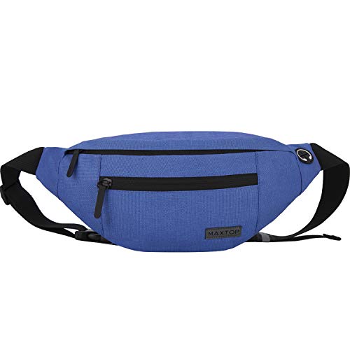 MAXTOP Bauchtasche Gürteltasche für Damen und Herren Hüfttasche Outdoor Groß Handytasche Sport Wasserdicht Laufgürtel Umhängetasche Geldgürtel für Camping Wandern Fitness Fahrrad Geschenke Blau-l MAXTOP Bauchtasche Gürteltasche für Damen und Herren Hüfttasche Outdoor Groß Handytasche Sport Wasserdicht Laufgürtel Umhängetasche Geldgürtel für Camping Wandern Fitness Fahrrad Geschenke Blau-l von MAXTOP