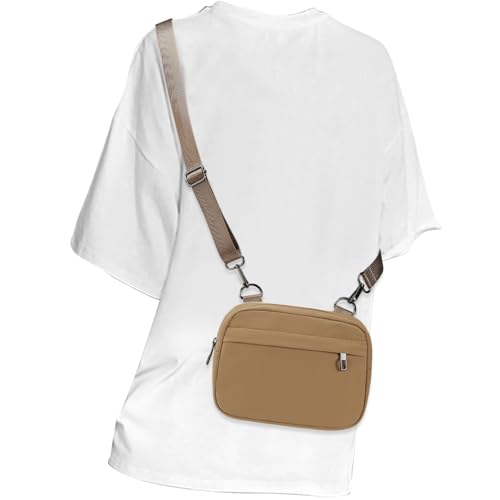 MAXTOP Kleine Crossbody Bag Damen Herren Umhängetasche Damen Handy Gürteltasche Geldbörse Fanny Pack mit verstellbarem Gurt für Reisen Casual Festival Geschenke MAXTOP Kleine Crossbody Bag Damen Herren Umhängetasche Damen Handy Gürteltasche Geldbörse Fanny Pack mit verstellbarem Gurt für Reisen Casual Festival Geschenke von MAXTOP