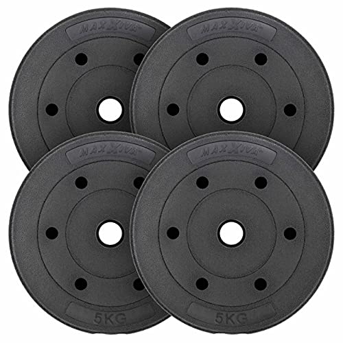 MAXXIVA Hantelscheiben-Set Zement 4 x 5 kg Ersatzgewichte Gewichtsscheiben Muskelaufbau Krafttraining Kraftsport Fitness-Zubehör Gewichtheben 20 kg MAXXIVA Hantelscheiben-Set Zement 4 x 5 kg Ersatzgewichte Gewichtsscheiben Muskelaufbau Krafttraining Kraftsport Fitness-Zubehör Gewichtheben 20 kg von MAXXIVA