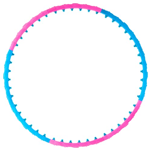 MAXXIVA Hula Hoop Reifen Blau Pink 100 cm Erwachsene Fitness 48 Magnete 0,9 kg Home-Training Yoga Pilates Reha Sport Workout Massage MAXXIVA Hula Hoop Reifen Blau Pink 100 cm Erwachsene Fitness 48 Magnete 0,9 kg Home-Training Yoga Pilates Reha Sport Workout Massage von MAXXIVA