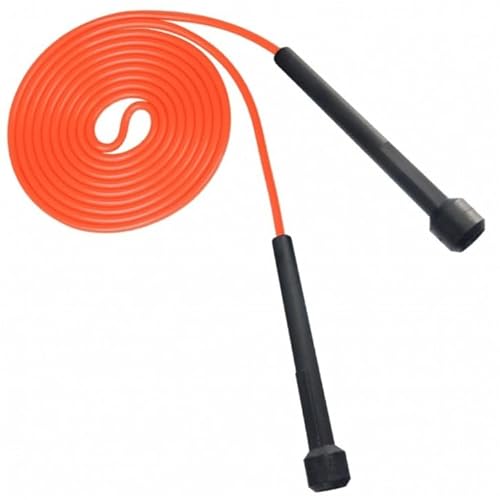 MAXXUS Springseil - 3m, Leicht Griffe, aus Kunststoff, Orange - Speed Rope, Skipping Rope, Jump Rope, Seilspringen, Hüpfseil von Maxxus