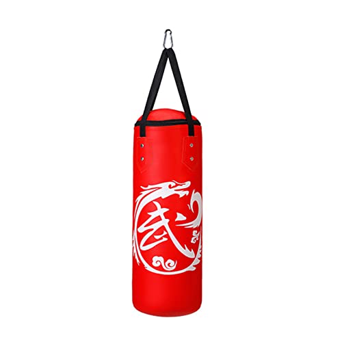 Boxsack Stehend Boxsack, unbefüllt, Kickbox-Tasche, Trainingstasche, Kinder-Box-Übungstasche for den Innenbereich Boxsack Erwachsene(Red) von MAYANGYANG