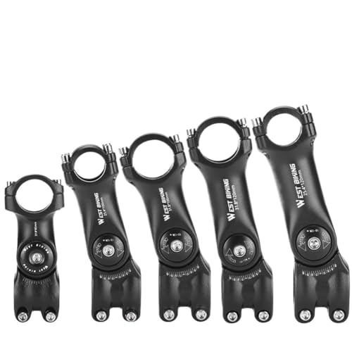 MAYANGYANG Lenkervorbau 1 Pcs Bike Stem Einstellbare Winkel Lenker Riser Erweiterung Adapter Einfache Installation Straße Berg Fahrrad Zubehör Fahrrad Vorbau(31.8x85mm) von MAYANGYANG