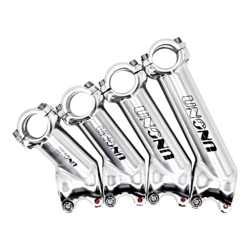 MAYANGYANG Lenkervorbau 1 Pcs Bike Stem Ultraleicht Silber Fahrrad Stem Lenker Riser 35 Grad 25.4/31,8 MM Fahrrad Vorbau(25.4x75mm) von MAYANGYANG