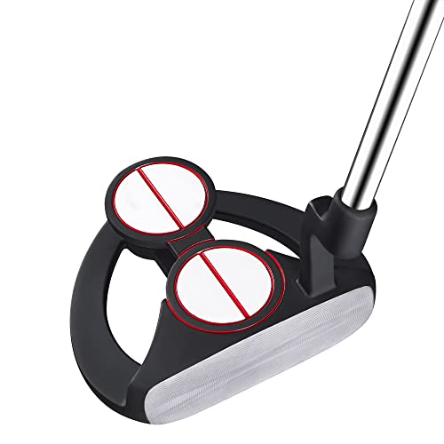 Mazel Golf-Putter für Herren, Rechtshänder, GS7 schwarz-Blauer Griff von MAZEL