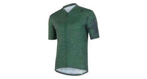 mb wear nature blue gravel short sleeve jersey green leaf von MB Wear