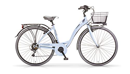 MBM Agora 28 Zoll 46 cm Frau 6G Felgenbremse Hellblau von MBM