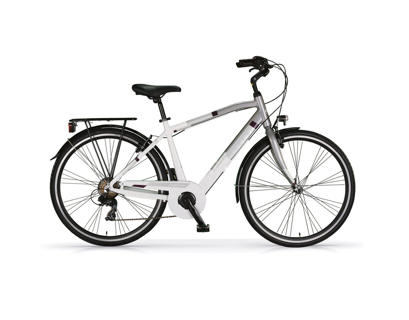 MBM Cityrad, 7 Gang Shimano, SHIMANO 7-Gang Kettenschaltung, Citybike 28 Zoll "New People" Man von MBM