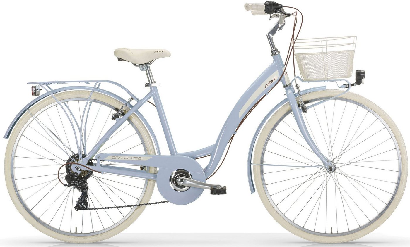 MBM Cityrad NEW Primavera, 6 Gang Shimano TY300 Schaltwerk, Kettenschaltung, für Damen, Kettenschaltung MBM Cityrad NEW Primavera, 6 Gang Shimano TY300 Schaltwerk, Kettenschaltung, für Damen, Kettenschaltung von MBM