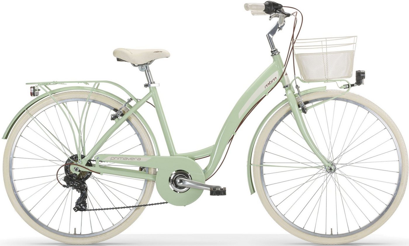 MBM Cityrad NEW Primavera, 6 Gang Shimano TY300 Schaltwerk, Kettenschaltung, für Damen, Kettenschaltung MBM Cityrad NEW Primavera, 6 Gang Shimano TY300 Schaltwerk, Kettenschaltung, für Damen, Kettenschaltung von MBM