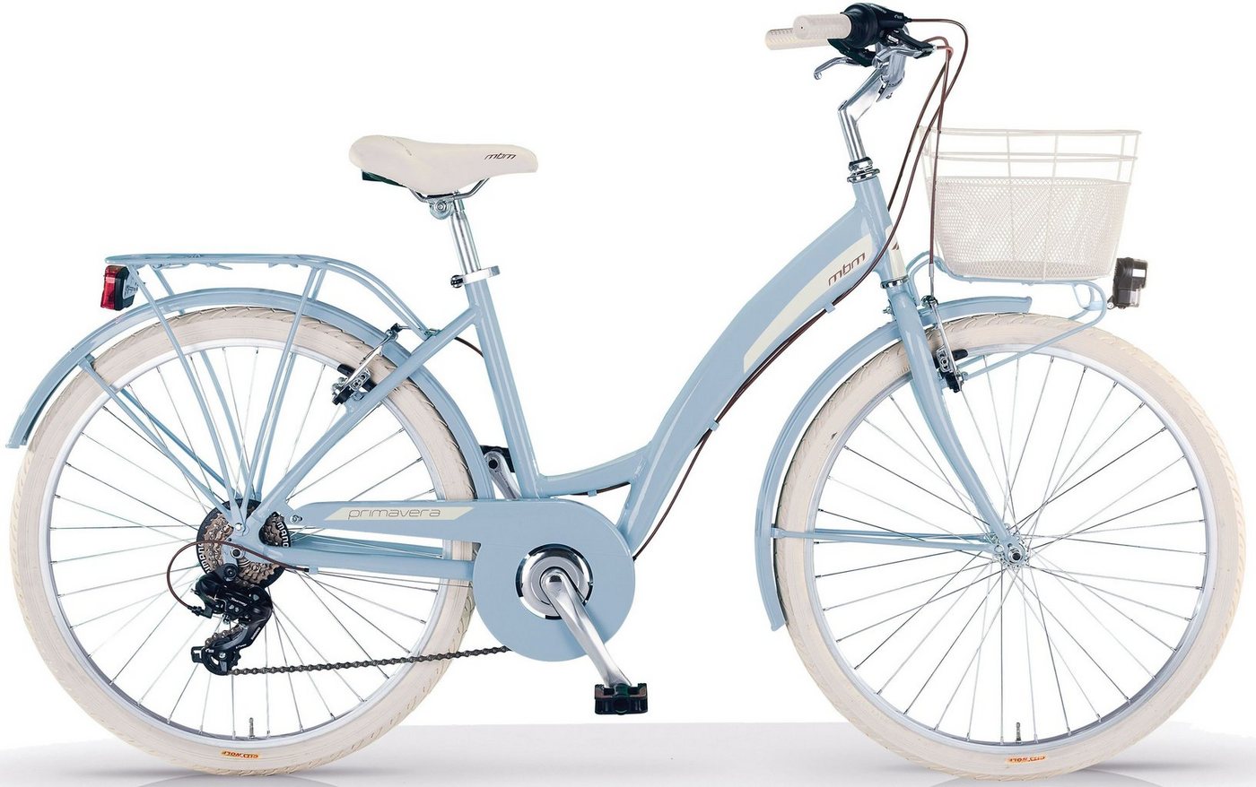 MBM Cityrad PRIMAVERA, 6 Gang Shimano TY300 Schaltwerk, Kettenschaltung, für Damen, Kettenschaltung MBM Cityrad PRIMAVERA, 6 Gang Shimano TY300 Schaltwerk, Kettenschaltung, für Damen, Kettenschaltung von MBM