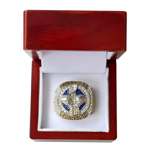 MCBEAN Fantasy Football Championship Ring 2024 FFL Champion Ring Rugby Sport Souvenir Geschenk für Fans Männer Alumni Freunde,9# von MCBEAN