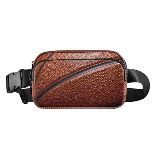 MCHIVER Basketball-Sport-Bauchtasche für Damen und Herren, Crossbody-Gürteltasche, modische Hüfttasche mit verstellbarem Riemen, Hüfttasche für Outdoor, Workout, Reisen, Mehrfarbig, Large von MCHIVER