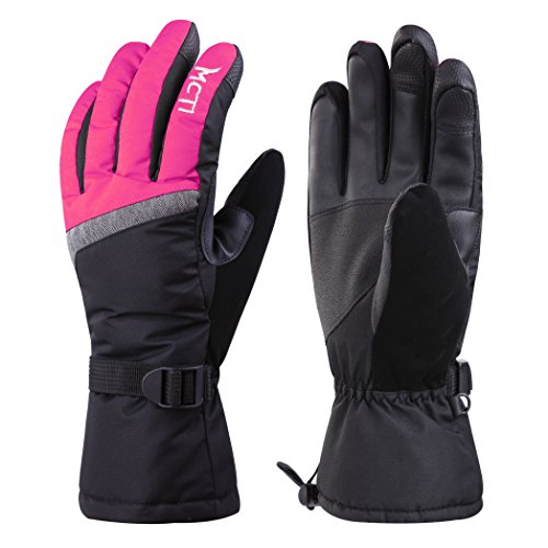 MCTi Skihandschuhe Damen Touchscreen Handschuhe Warm Winterhandschuhe Snowboard Winter Wasserdicht Thinsulate von MCTi