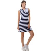 MDC Polo Dress ohne Arm Kleid gestreift von MDC