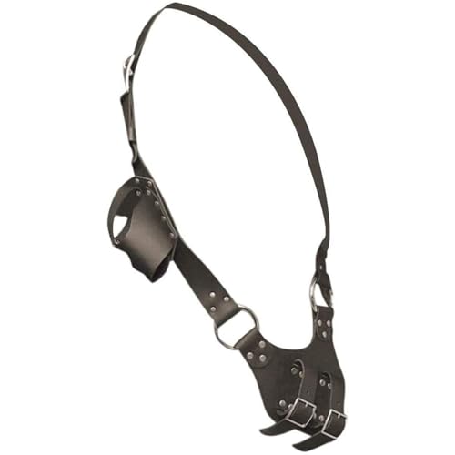 MDFCZXP Mittelalterlicher Schwertgürtel, verstellbare Taillenscheide, Scheide, Froschhalter mit PU-Lederschnalle, Riemenholster, Rapier, Ritterschwertgürtel,Braun,20cm von MDFCZXP