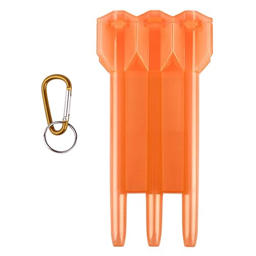 MDHQ Darts Pin Case Darts Storage Portable Darts Box for Outdoor Darts Box Outdoor Accessory Suitcases Accessory Container, Farbe: Orange von MDHQ