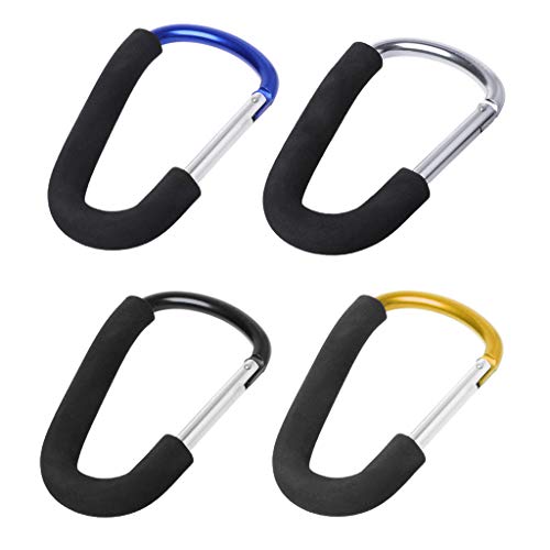MDHQ Großer Schwamm-Karabiner, Babywagenaufhänger, Griff, Einkaufstasche, Clip-Haken MDHQ Großer Schwamm-Karabiner, Babywagenaufhänger, Griff, Einkaufstasche, Clip-Haken von MDHQ