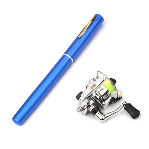 Stift Geformt Angelrute Reel Combo Sets Teleskop Tragbare Tasche Stift Angelrute Für Meer Angeln Outdoor Angeln von MDHQ