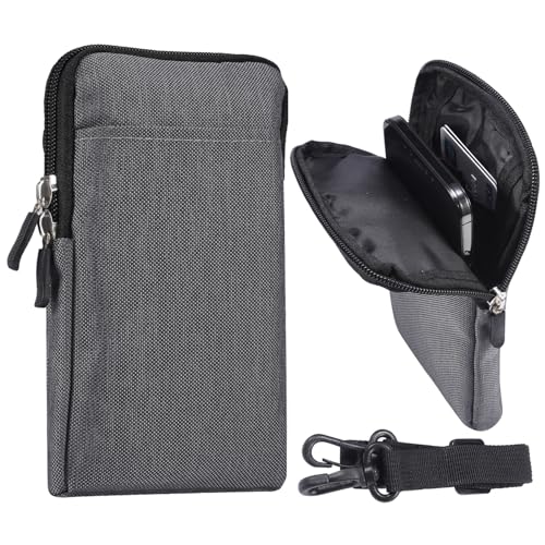 Handy Schultertasche Herren Klein, Handy Gürteltasche Herren mit Clip, 6.7" Universal Smartphones Umhängetasche Crossbody Tasche Handytasche mit Kartenfach Reise Hüfttasche Bauchtasche Brieftasche Handy Schultertasche Herren Klein, Handy Gürteltasche Herren mit Clip, 6.7" Universal Smartphones Umhängetasche Crossbody Tasche Handytasche mit Kartenfach Reise Hüfttasche Bauchtasche Brieftasche von MDJYMYZ