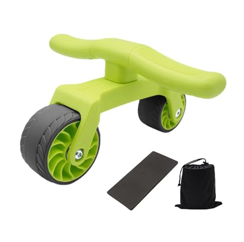 Bauchroller Bauchtrainer Abs Roller Wheel Bauchmuskelrad Ab Roller Ab Wheel Roller Core Trainer Für Ab Roller Krafttraining Bauchmuskeltrainer(Grün) von MDWZH