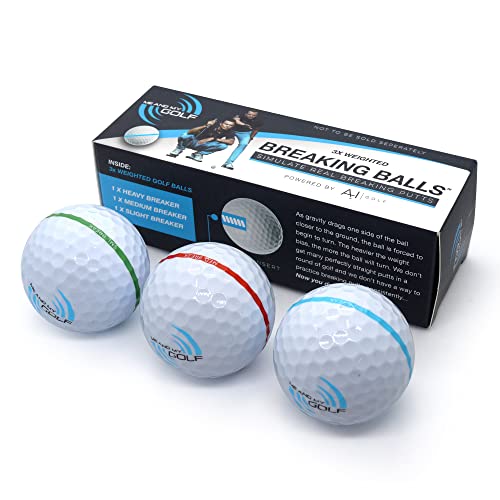 ME and My Golf Breaking Balls - Simulieren Sie echte Breaking Putts mit Übungs-Golfbällen von ME AND MY GOLF