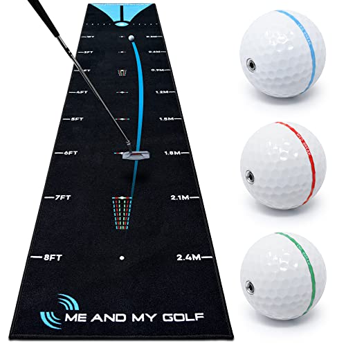 Me And My Golf Brechen Ball Putting Matte - Simulieren Sie Breaking Putts Zu Hause 11 Fuß Me And My Golf Brechen Ball Putting Matte - Simulieren Sie Breaking Putts Zu Hause 11 Fuß von ME AND MY GOLF